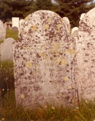 Ann Denison gravestone