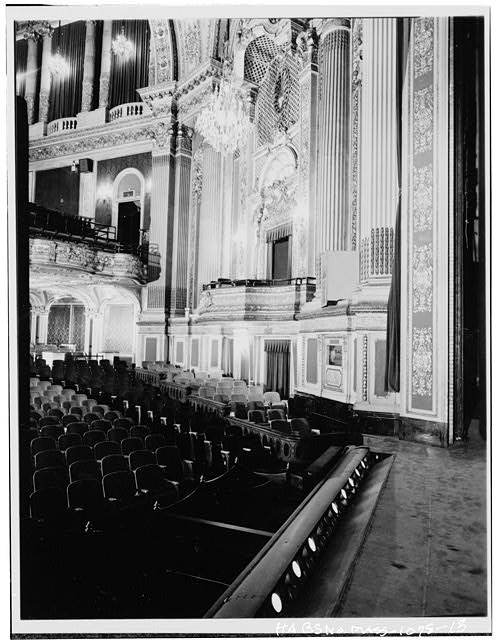 13. PROSCENIUM BOX AT STAGE RIGHT, LOOKING FROM STAGE -...