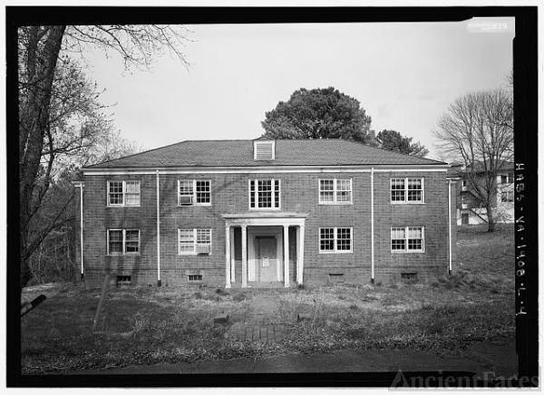 Elevation of southwest facade - Blue Ridge Sanatorium,...