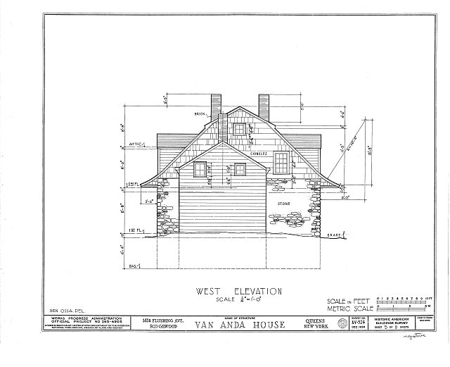 HABS NY,41RIDG,1 (sheet 5 of 9) Van Anda House, 1416...