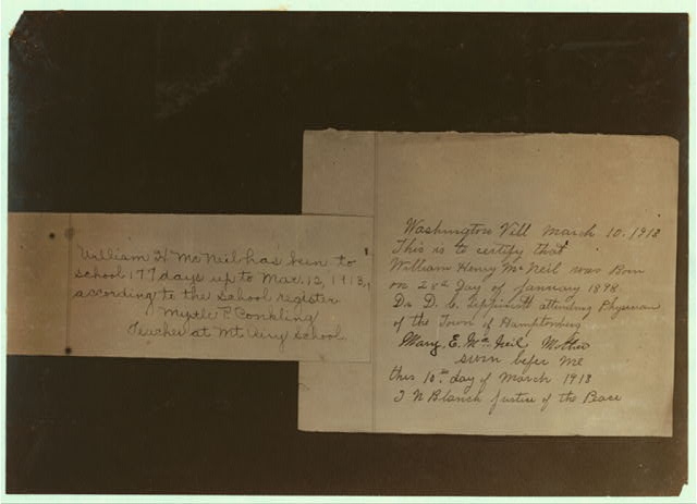 Improper school record. Physician's application as to...