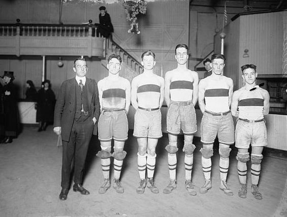 Western basketball team, 1921