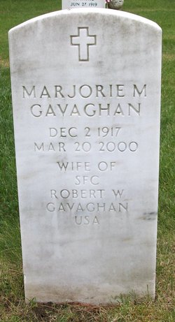 Marjorie Gavaghan Gravesite