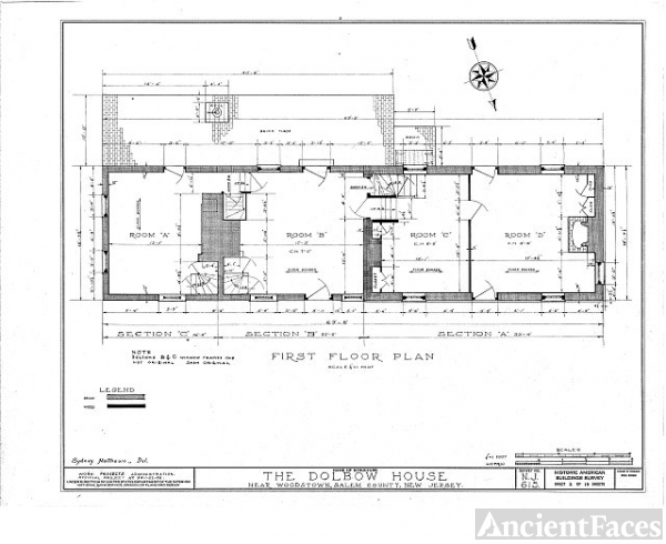 Dolbow HABS NJ,17-WOOTO.V,4- (sheet 2 of 19) - Dolbow House,...