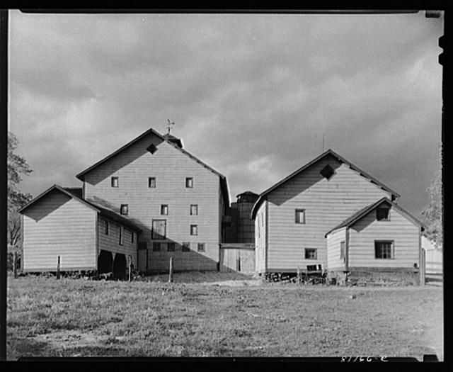 Athens, vicinity, New York. A farm by the Hudson River