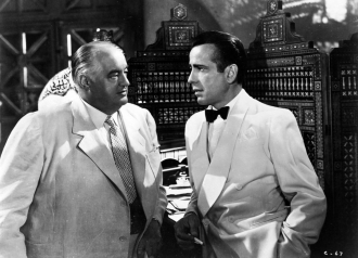 Sydney Greenstreet and Humphrey Bogart