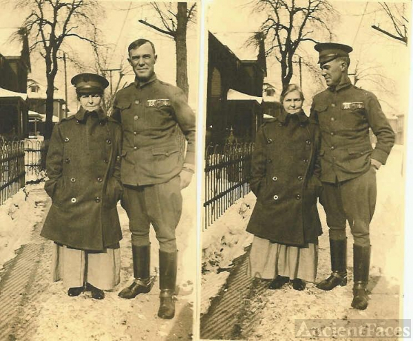 Mrs. Ella Skaggs & Lieutenant H. Bridwell