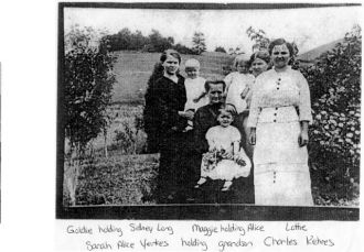 Sarah Alice (Yerges) Kehres, Daughters & grand kids