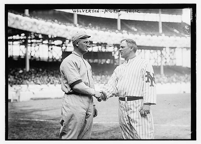 [Managers Harry Wolverton, New York AL, & John McGraw,...