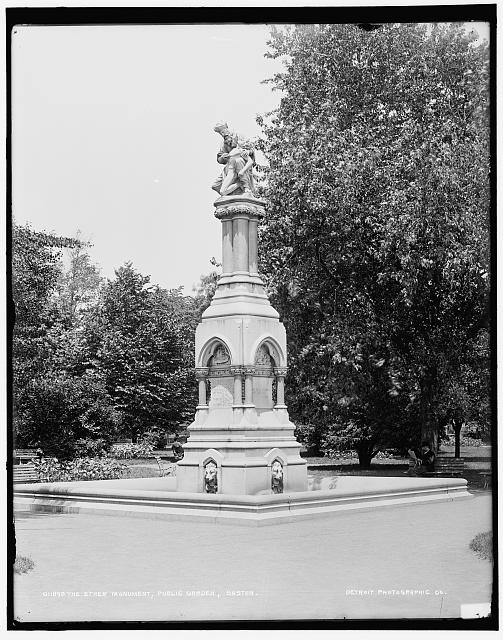 Ether Monument, Public Garden, Boston, The