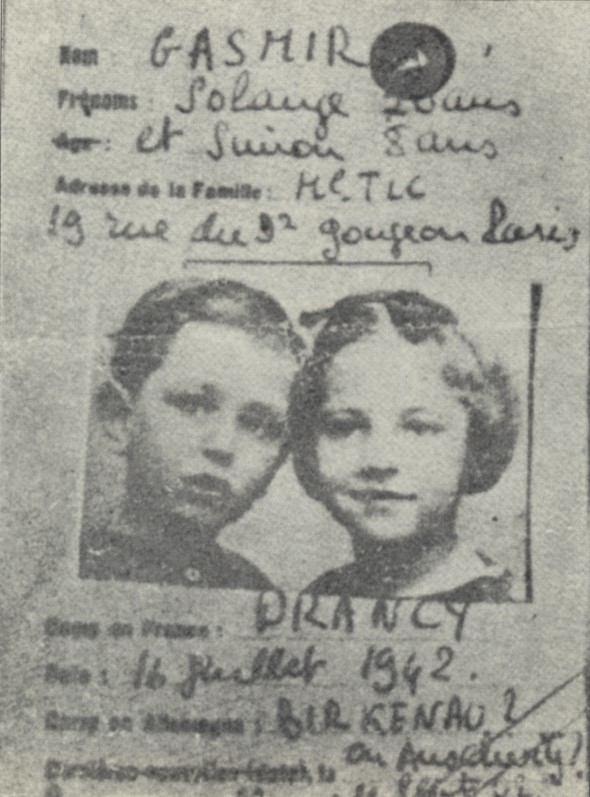 Solange and Simon Gazmir 1942