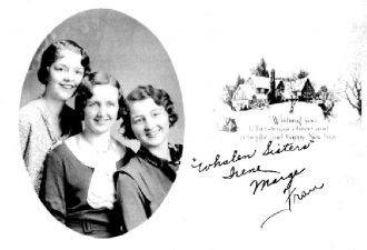 Whalen Sisters 1933