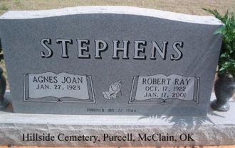 Robert & Joan Groothouse Stephens Grave
