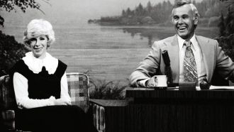 Joan Rivers with Johnny Carson