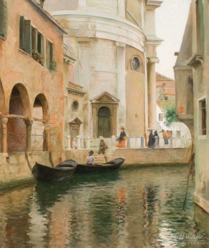 Julius Leblanc Stewart painting