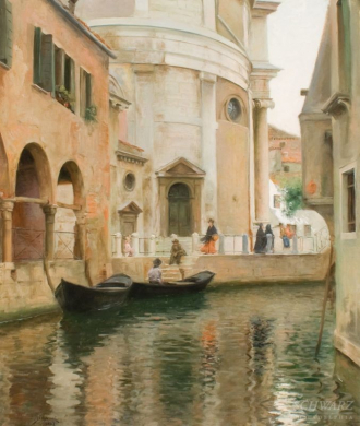 Julius Leblanc Stewart painting