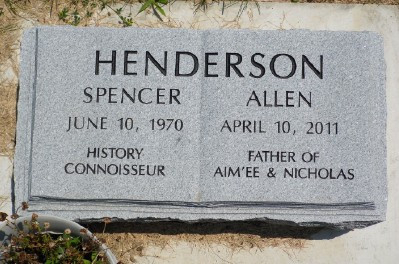Spencer Allen Henderson Gravesite