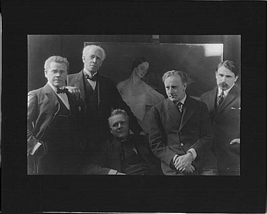 Portrait photograph of a group of Russian artists:...