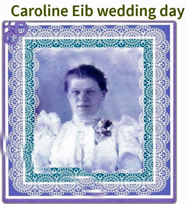Caroline Eib on her wedding