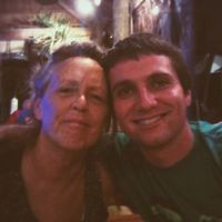 Gregory Mark Demott with the Mom who raised him and loved him for 35 years.