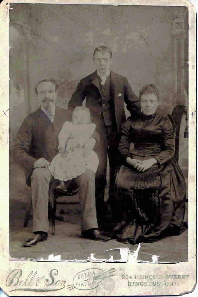 WILLIAM HENRY MADILL (SR), WIFE & SONS