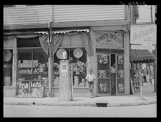 Negro grocery store. Sylvania, Georgia