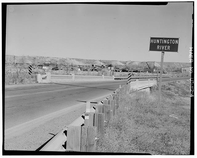 4. VIEW OF WEST APPROACH - Huntington Creek Bridge,...