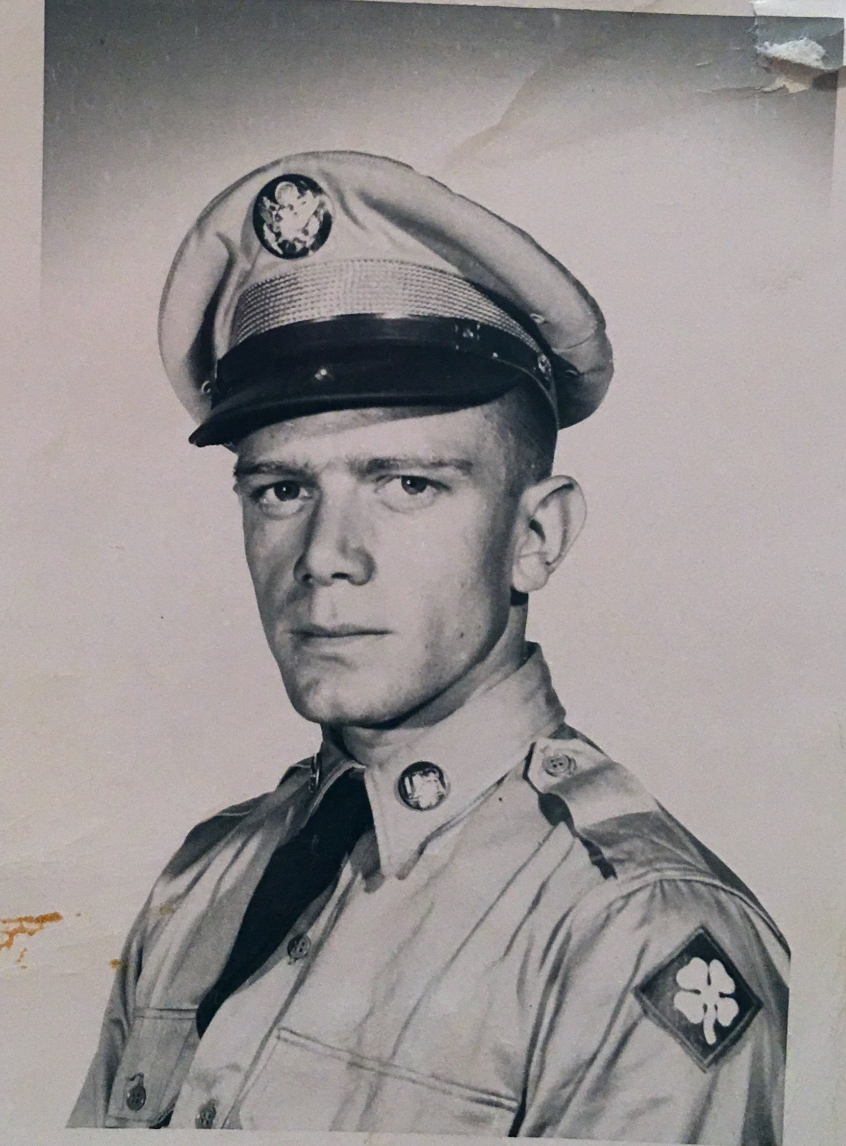 Jack Riddles in military uniform