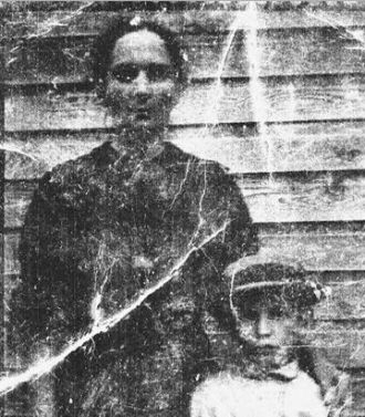 Ella McKinney Williams and son, Hoyt