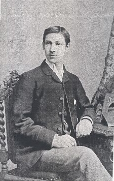 Young English Man, seated, dressed formally