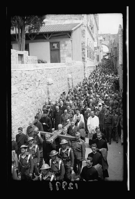 Good Friday procession (Polish) taken April 7th, 1944,...