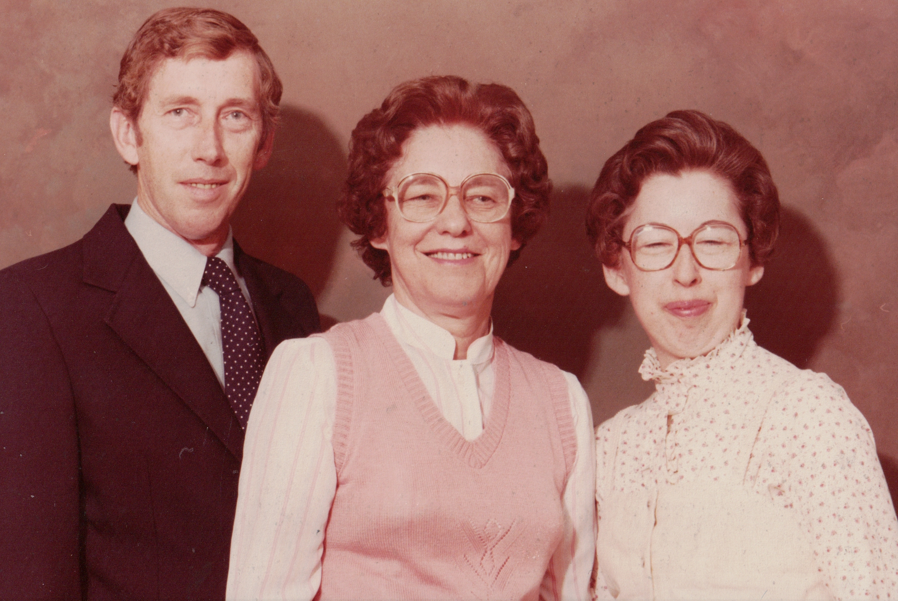 Geneva & her son and daughter about 1982 Geneva & her son and daughter about 1982