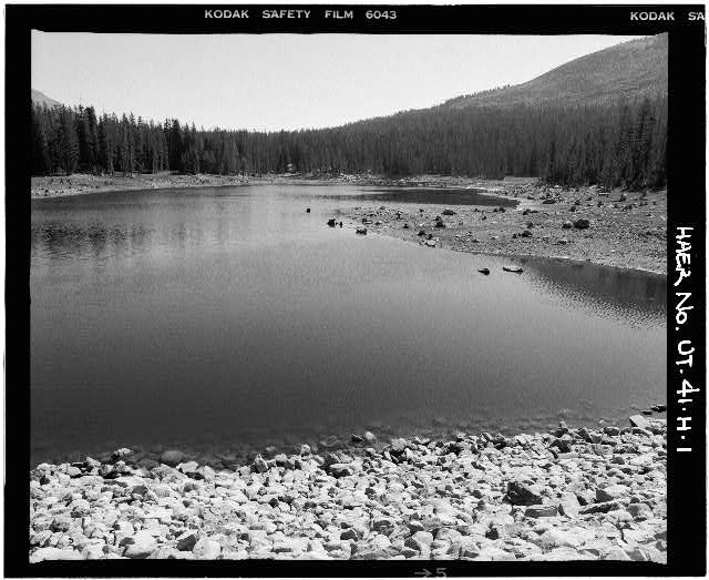 1. OVERALL VIEW OF LAKE, LOOKING EAST - High Mountain...