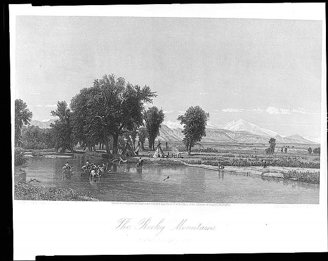 The Rocky Mountains / painted by W. Whitteredge ;...
