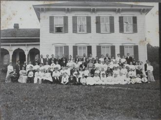 Town family reunion of 1906 in Arkwright, NY