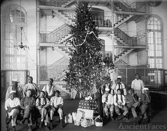 Jail Christmas tree, 1919