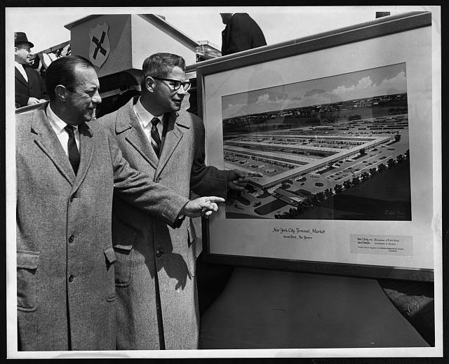 [New York City Mayor Wagner and U.S. Secretary of...