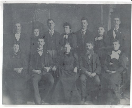 Yeoman family, about 1895