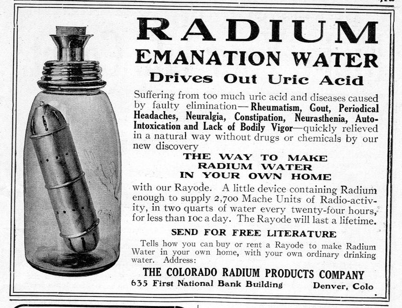 Radium Emanation Water