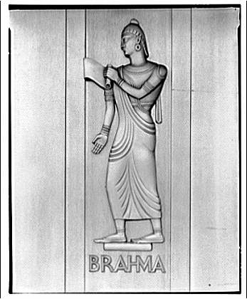 Library of Congress (John Adams Building). Figure of...