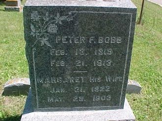 Peter F. & Margaret Bobb Gravesite, WI