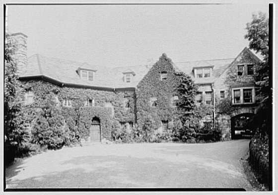 Charles Reed, residence in Tuxedo Park, New York. General...