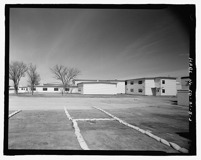 3. South elevation, view to north. Ellsworth Air Force...
