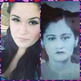 Granny Maria Olmos Olmos, and 2nd generation great-granddaughter Denise Olmos Martinez