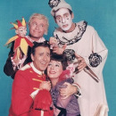 Howard Morris on the left. Sid Caesar on the right. Carl Reiner and Imogene Coca.