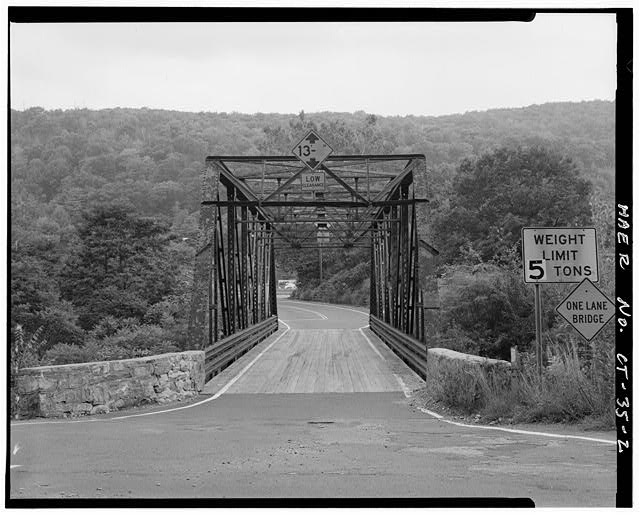 2. VIEW OF EAST APPROACH, LOOKING WEST - Frost Bridge...