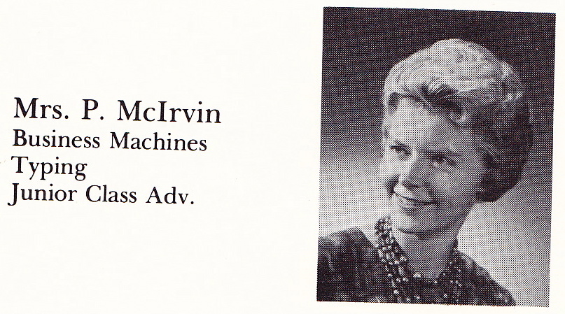 Mrs P McIrvin