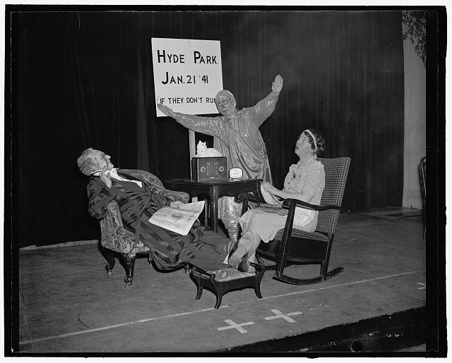 Women's Press Club skit instructs future first ladies on...