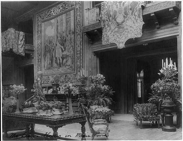[Interior of John R. McLean House, 1500 I St., N.W.,...