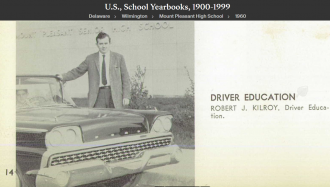 Robert Joseph Kilroy--U.S., School Yearbooks, 1900-1999(1960)
